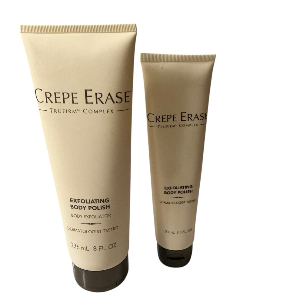 Crepe erase exfoliating body Polish true firm complex set of 2 8 oz & 3.5 oz